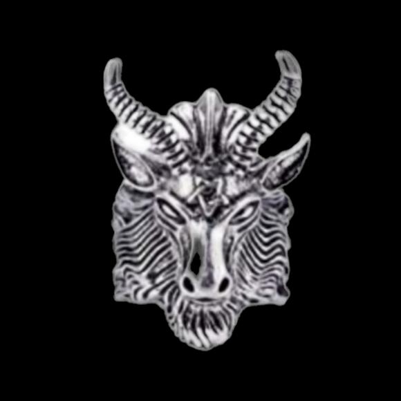 Baphomet Men's Ring - Picture 2 of 7